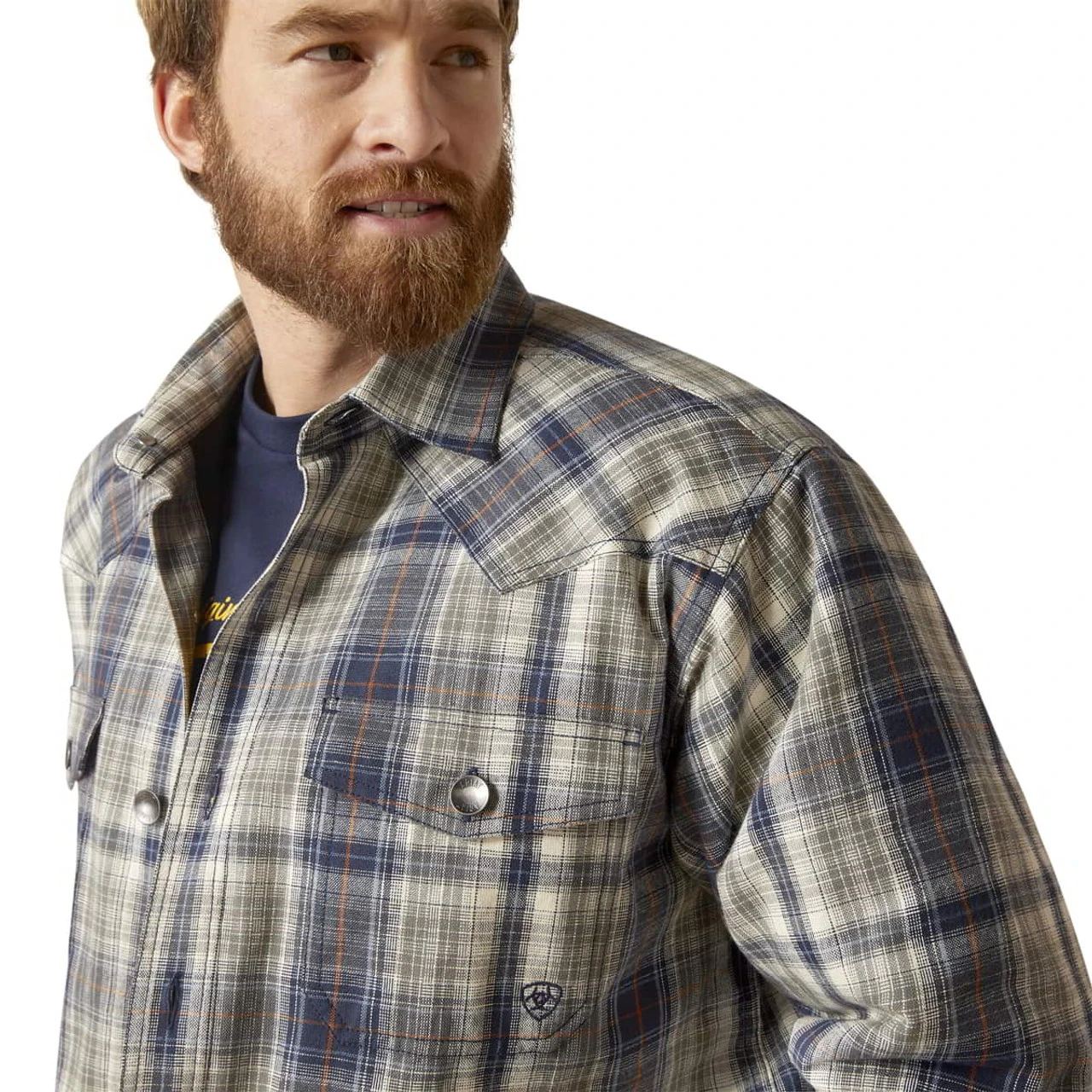 Ariat Mens Iron Heather Hoover Shirt Jacket 2 Ariat Mens Iron Heather Hoover Shirt Jacket - Image 2