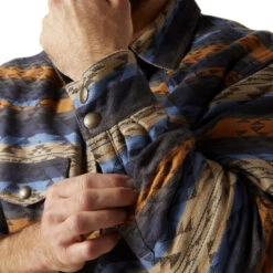 Ariat Mens Iron Heather Hartland Shirt Jacket 7 Ariat Mens Iron Heather Hartland Shirt Jacket -Ariat Shop P2769510 4 06471.1692304543