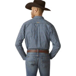Ariat Mens Moonlit Ocean Gordy Casual Series Long Sleeve Shirt -Ariat Shop P2769590 4 61313.1692304414