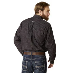 Ariat Mens Moonless Night Wrinkle Free Vance Classic Fit Long Sl -Ariat Shop P2769710 4 14481.1692303863