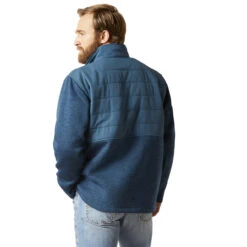 Ariat Mens Mojolica Blue Caldwell Reinforced Snap Sweater -Ariat Shop P2770440 4 24902.1692304231