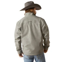 Ariat Mens Jetty Gray Embossed Vernon 2.0 Softshell Jacket -Ariat Shop P2770595 5 24446.1692304105