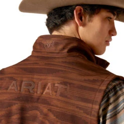 Ariat Mens Shaved Chocolate 2.0 Logo Chimayo Vest -Ariat Shop P2771150 3 39017.1692304663