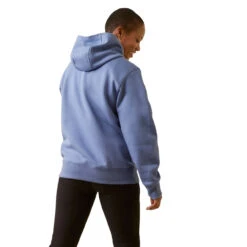 Ariat Womens Colony Blue Heather Rebar Skill Set 1/2 Zip Hoodie -Ariat Shop P2771620 4 53073.1692304434