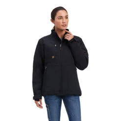 Ariat Womens Black Rebar Dri-Tek DuraStretch Insulated Jacket