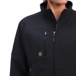 Ariat Womens Black Rebar Dri-Tek DuraStretch Insulated Jacket -Ariat Shop P2771670 3 89683.1672764867