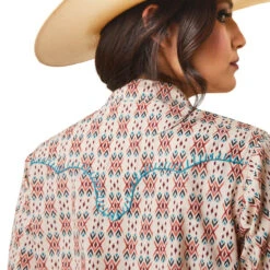 Ariat Womens R.E.A.L. Cimarron Southwest Print Long Sleeve Western Shirt 6 Ariat Womens R.E.A.L. Cimarron Southwest Print Long Sleeve Western Shirt -Ariat Shop P2791310 3 88775.1675716183