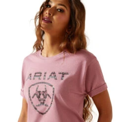 Ariat Womens Mesa Rose Shield Short Sleeve Tee 4 Ariat Womens Mesa Rose Shield Short Sleeve Tee -Ariat Shop P2796340 2 23452.1695137917
