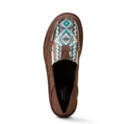 Ariat Womens Arriba Turquoise & Chocolate Chimayo Cruiser -Ariat Shop P2797655 5 85206.1692304023