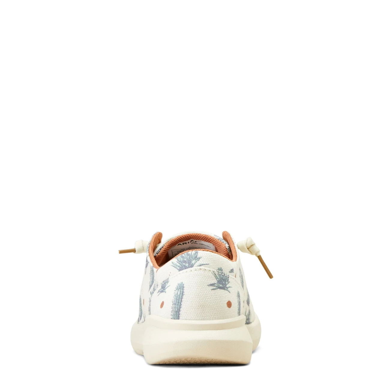 Ariat Womens Cream Nueces Cactus Print Hilo Sendero Shoe 2 Ariat Womens Cream Nueces Cactus Print Hilo Sendero Shoe - Image 2