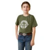 Ariat Boys Forest Heather Center Fire Short Sleeve T-Shirt
