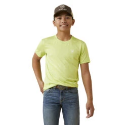 Ariat Boys Citron Charger Ariat Seal Short Sleeve T-Shirt