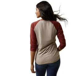 Ariat Womens R.E.A.L. Oatmeal Heather Adventure Tee 5 Ariat Womens R.E.A.L. Oatmeal Heather Adventure Tee -Ariat Shop P2842450 3 46567.1683573264