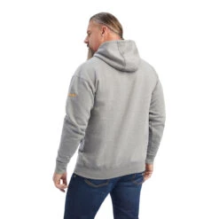 Ariat Mens Heather Grey Rebar Workman Hoodie -Ariat Shop P2843085 4 05815.1683573332